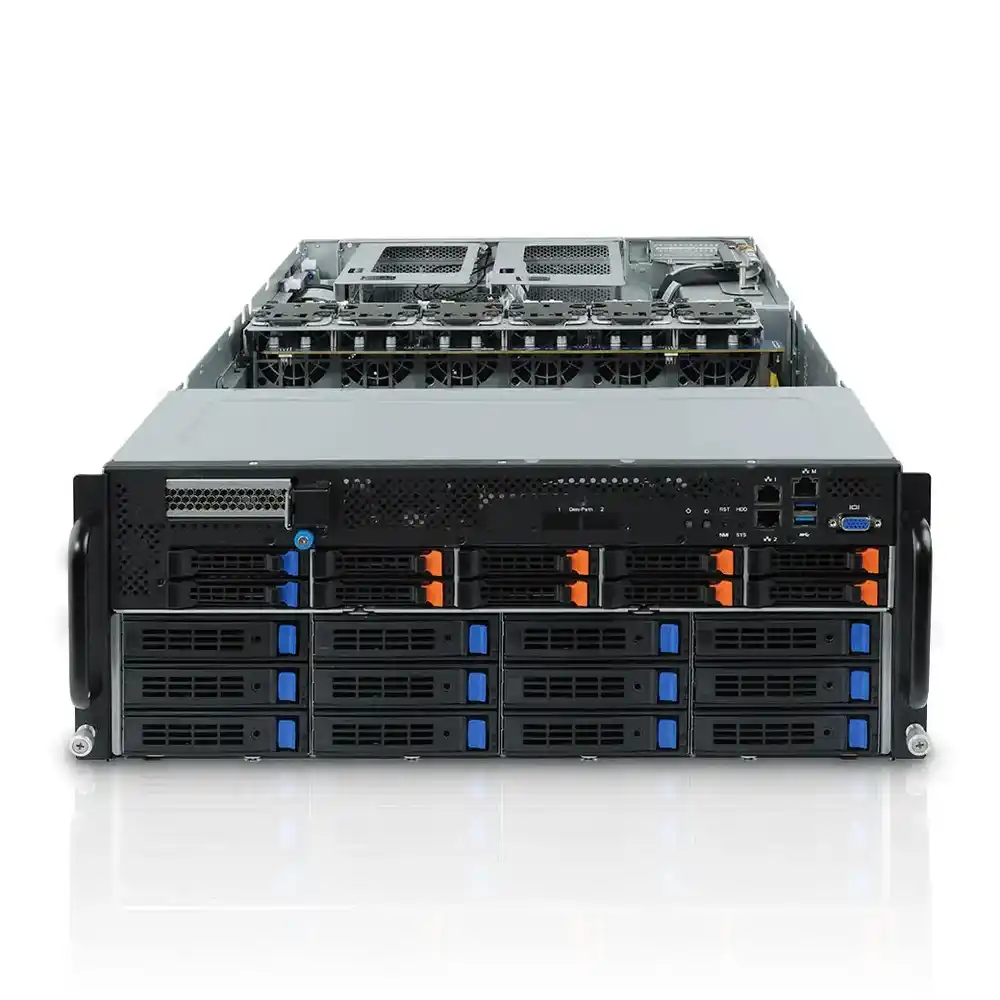 (image for) Gigabyte G482-Z50 2nd Gen EPYC Rome CPU 4U 22 Bay Barebone Server